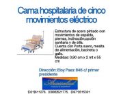 CAMA HOSPITALARIA DE CINCO MOVIMIENTOS MANUAL Y ELECTRICA