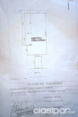 VENDO TERRENO SOBRE RUTA INTERNACIONAL Nº 2 KM 23 — foto 3