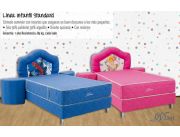 SOMIER INFANTIL CON DISEÑO DE PRINCESA Y DEL.HOMBRE ARAÑA !!! NUEVOS CON 1 AÑO DE GARANTIA