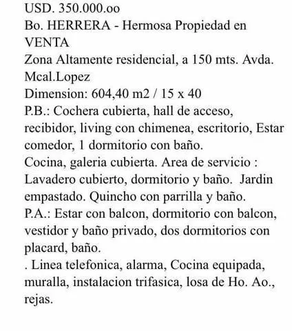 Vendo barrio Herrera — foto 2