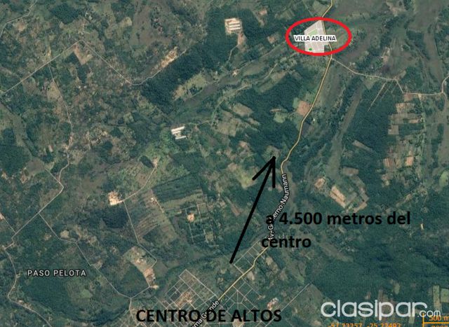 Altos, 3 terrenos juntos sobre RUTA (48.000.000 cu) — foto 2