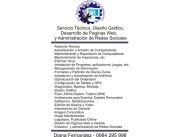 Servicio Técnico, Diseño Gráfico, Desarrollo de Paginas Web y Administración de Redes Sociales