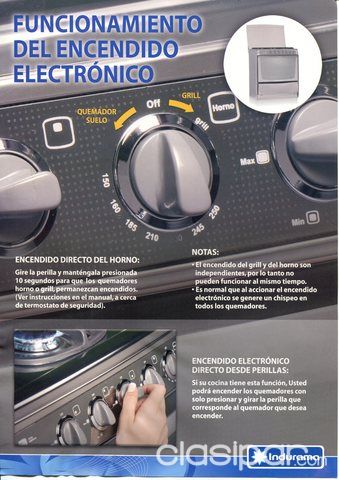 INDURAMA TOUCH PAD COCINA CON HORNO AUTOMATICO #861121 | Clasipar.com en  Paraguay
