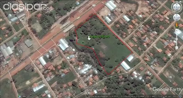 2 ha, 2.102 m2 sobre Ruta 3 Limpio 100 mts. de frante — foto 2