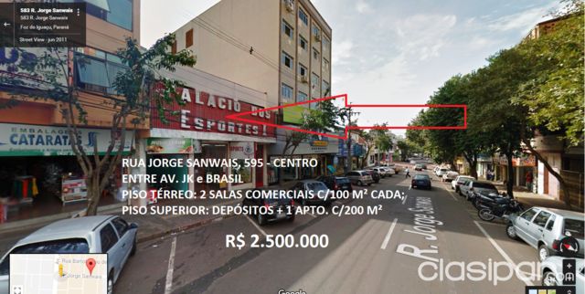 Edificio comerciale no centro de Foz do Iguaçu - Brasil. — foto 2