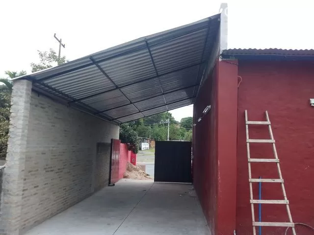 fax Destruir República Fabricación de techos con chapas trapezoidal o acanalada. toldo o estructura  metalica #83359 | Clasipar.com en Paraguay
