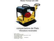 Vendo compactadora Plancha vibradora Reversible ( nueva )