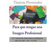 Tarjetas Personales