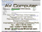 AV Computer Soluciones Informáticas. Recuperación de Password y Descifrado (Desencriptación).