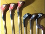 Vendo lote de palos de golf con el porta palos para golf