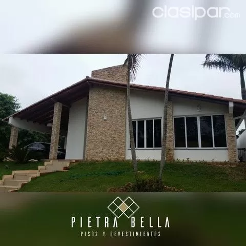 Revestimiento símil piedra y madera — foto 3