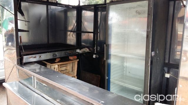 ESPECTACULAR CARRO LOMITERO DE ACERO INOX — foto 2