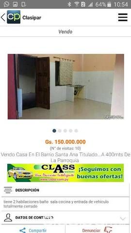 Vendo casa en el Barrio Santa Ana — foto 2