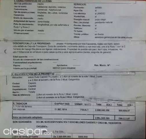 Vendo hermosa propiedad en capiata — foto 2