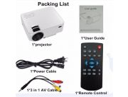 MINI PROYECTOR multimedia nuevo en caja 1500 lúmenes