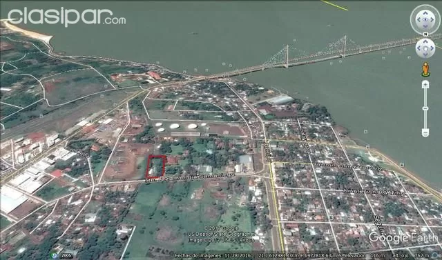 Vendemos 3500 m2 detras del Circuito Comercial, pegado a la Aduana de Encarnacion — foto 2