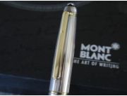 Lapicera ( pluma fuente ) Montblanc Solitaire en plata Esterlina ( Acepto artículos de Interés )