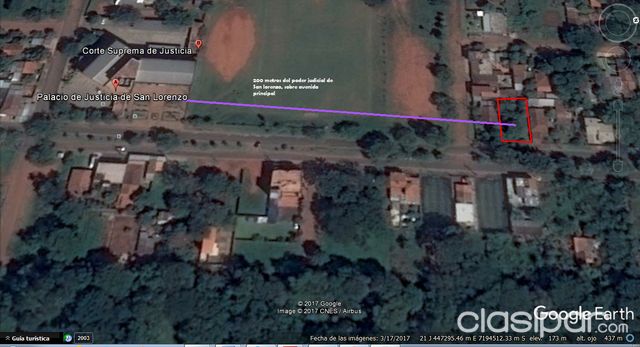 VENDO HERMOSO TERRENO A 200 MTS. DEL PALACIO DE JUSTICIA DE SAN LORENZO — foto 2