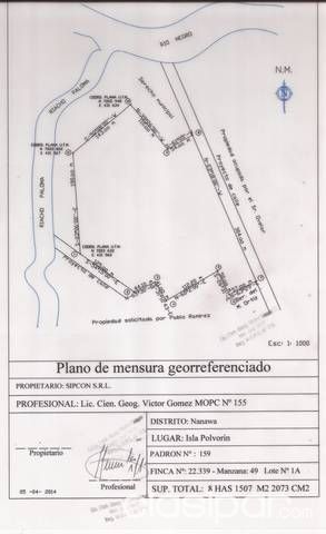 FABULOSA VISTA DE ASUNCION Terreno 12 has. RIBERA DE RIO PARAGUAY — foto 2