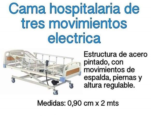 Otros en hogar, muebles y jardín - Cama Hospitalaria Electrica..