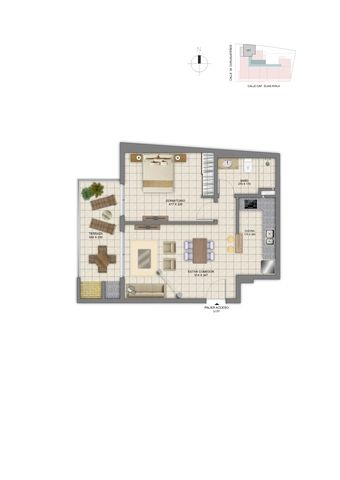 DEPARTAMENTOS DE UN DORMITORIO EN AVIADORES DEL CHACO — foto 3
