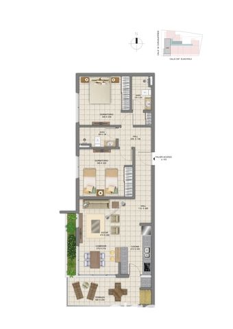 DEPARTAMENTOS DE DOS DORMITORIOS EN AVIADORES DEL CHACO — foto 2