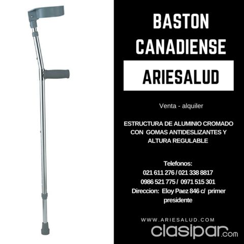 Depósitos - VENTA - ALQUILER DE BASTÓN CANADIENSE