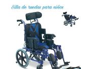 Silla de ruedas para niños con parálisis cerebral