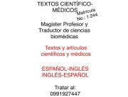 Traductor De Textos Científico y Médicos