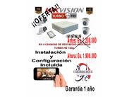 OFERTA!! Kit de CAMARAS DE SEGURIDAD HD Y FULL HD..Vigile desde el Celular las 24 Hs!!