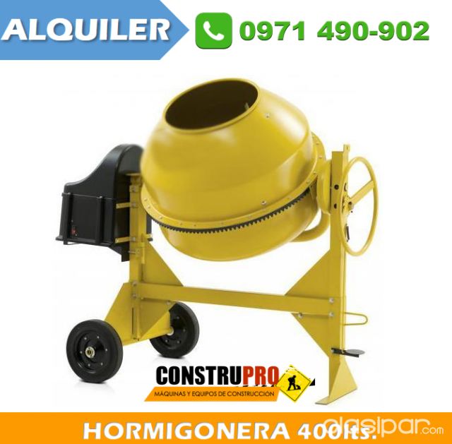 Herramientas para la construcción - Alquiler Hormigonera 400 l