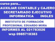 Inscripciones abiertas p/ el curso de…SECRETARIADO EJECUTIVO, AUXILIAR CONTABLE/CAJERO, INFORMÁTICA, INGLES ETC.