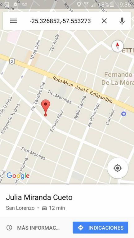 Vendo terreno Fernando de la mora - ZONA SUR. — foto 2