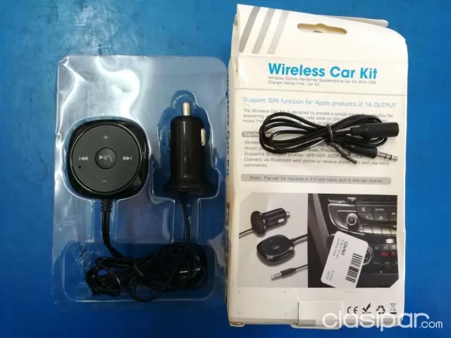 Adaptador Bluetooth via Auxiliar con Cargador de Telefono Nuevo con  Garantia #979551 | Clasipar.com en Paraguay