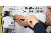 MultiServis cuenta con Electricista Profesional
