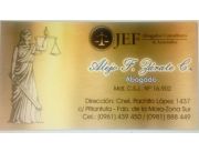 ESTUDIO JURÍDICO Y ASESORÍA INTEGRAL - JEF Abogados-consultores & Asociados