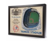 Cuadro del estadio de los New York Yankees - Maqueta en madera para colgar