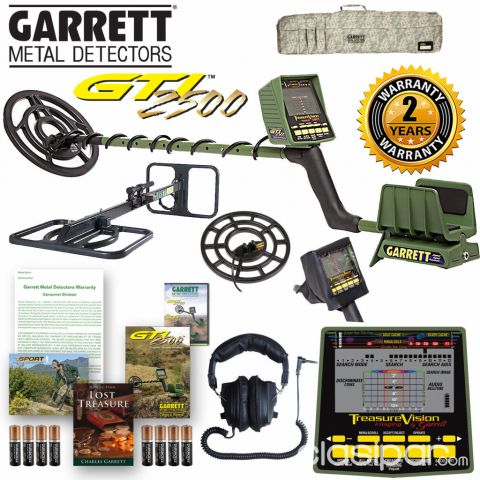 Garrett GTI 2500 Pro Package Metal Detector con ojo de aguila mas 2 platos.  #812829  en Paraguay