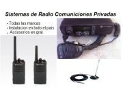 RADIO COMUNICACIONES PRIVADAS!!! VHF, UHF Instalación en todo el País