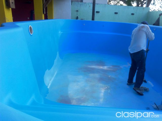 MANTENIMIENTOS REPARACIÓN REVESTIMIENTO EN FIBRA DE VIDRIO Y PINTURA DE  PISCINA!! #1002556  en Paraguay