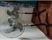 Oferta por cierre de local. Ventilador de pie y de mesa Midas