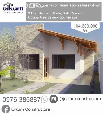 CONSTRUIMOS CASAS EN SU TERRENO.VEA LOS MODELOS DISPONIBLES. — foto 2