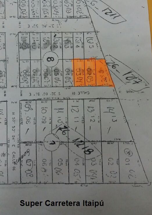 Vendo 3 terrenos juntos en zona industrial de Hernandarias (1538 m2) — foto 2