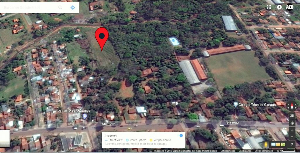 VENDO terreno de 176mtrs por 37mtrs. superficie 6512m2. A 6 CUADRAS DEL CENTRO DE ÑEMBY. — foto 2