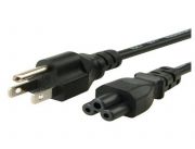 CABLE POWER PARA CARGADORES DE NOTEBOOK TIPO TREBOL tres puntas con tierra. , para cargadores de netbook, cable para los cargadores, de notebook , y netbook ,