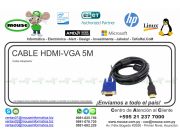 CABLE HDMI-VGA 5M