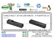 CABLE MULT. 35138 USB IMEXX - 4 PUERTOS 2.0