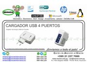 CARGADOR USB 4 PUERTOS