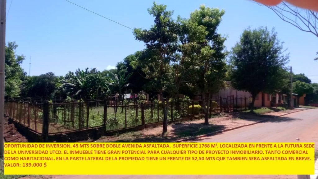 OPORTNIDAD DE INVERSION EN CURUGUATY!!!!! — foto 2