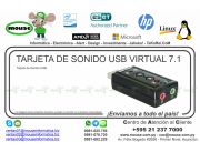 TARJETA DE SONIDO USB VIRTUAL 7.1